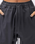 【thom/krom】 UNISEX LIGHT NYLON STRETCH PANTS MP56_BLACK