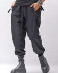 【thom/krom】 UNISEX LIGHT NYLON STRETCH PANTS MP56_BLACK
