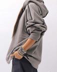 【thom/krom】 UNISEX COTTON SWEAT HOODIE MS192_CONCRETE GREY