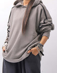 【thom/krom】 UNISEX COTTON SWEAT HOODIE MS192_CONCRETE GREY