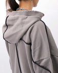 【thom/krom】 UNISEX COTTON SWEAT HOODIE MS192_CONCRETE GREY