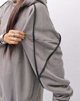 【thom/krom】 UNISEX COTTON SWEAT HOODIE MS192_CONCRETE GREY