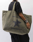 【End of SUMMER GIFT】 QUADRATO MEGA BAG_WASH KHAKI