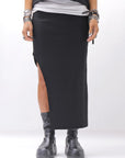 【thom/krom】 STRETCH VISCOSE SLIM FIT SKIRT WSK98_BLACK