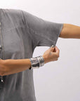 【thom/krom】 UNISEX VISCOSE STRETCH REGULAR FIT TEE MTS973_COLD DYE GREY