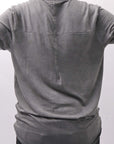 【thom/krom】 UNISEX VISCOSE STRETCH REGULAR FIT TEE MTS973_COLD DYE GREY