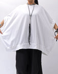 【bajra】 UNISEX OVERSIZED COTTON TOPS 156QK01_WHITE