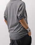 【thom/krom】 UNISEX COTTON MODAL RELAX FIT TEE MTS986_COLD DYE GREY