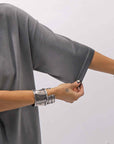 【thom/krom】 UNISEX COTTON MODAL RELAX FIT TEE MTS986_COLD DYE GREY