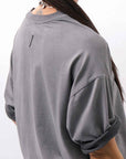 【thom/krom】 UNISEX COTTON MODAL RELAX FIT TEE MTS986_COLD DYE GREY