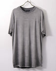 【thom/krom】 UNISEX VISCOSE STRETCH REGULAR FIT TEE MTS973_COLD DYE GREY