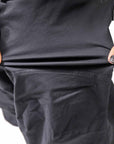 【RUNDHOLZ】 UNISEX WIDE SARROUEL ICONIC COTTON PANTS_BLACK
