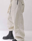 【RUNDHOLZ】 UNISEX WIDE SARROUEL ICONIC COTTON PANTS_IVORY