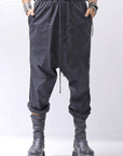 【bajra】 UNISEX SARRUEL SUPER STRETCH EASY PANTS 157qp01_BLACK