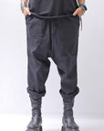 【bajra】 UNISEX SARRUEL SUPER STRETCH EASY PANTS 157qp01_BLACK