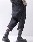 【bajra】 UNISEX SARRUEL SUPER STRETCH EASY PANTS 157qp01_BLACK