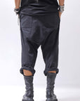 【bajra】 UNISEX SARRUEL SUPER STRETCH EASY PANTS 157qp01_BLACK