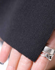【thom/krom】 RIB COTTON SLIM FIT SKIRT WSK95_BLACK