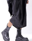【AGL】 SNEAKER BOOTS MILA MIDI_BLACK