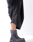 【AGL】 SNEAKER BOOTS MILA MIDI_BLACK