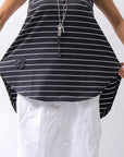 【PLÜ】 COTTON STRETCH TANK TOP PL12_STRIPE