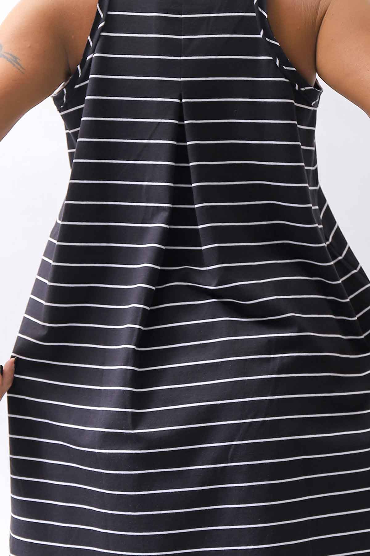 【PLÜ】 COTTON STRETCH TANK TOP PL12_STRIPE