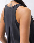 【PLÜ】 COTTON STRETCH TANK TOP PL12_BLACK
