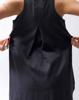 【PLÜ】 COTTON STRETCH TANK TOP PL12_BLACK