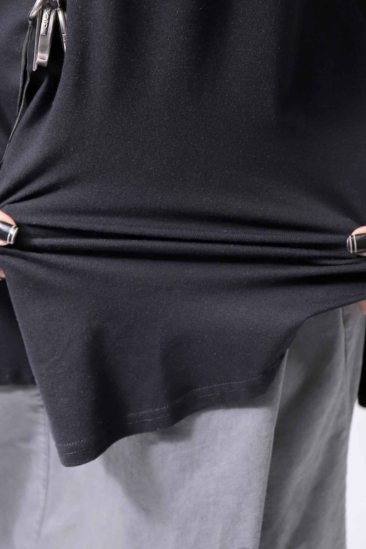 【PLÜ】 COTTON STRETCH TANK TOP PL12_BLACK