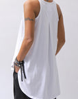 【PLÜ】 COTTON STRETCH TANK TOP PL12_WHITE