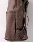 【MIRANDA KALOUDIS】 UNISEX 2WAY CALF LEATHER REGULAR BAG_FANGO