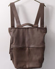 【MIRANDA KALOUDIS】 UNISEX 2WAY CALF LEATHER REGULAR BAG_FANGO