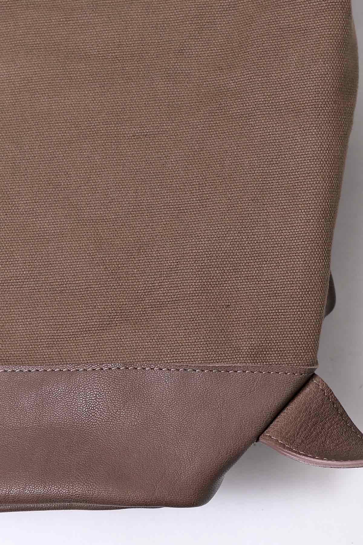 【MIRANDA KALOUDIS】 UNISEX 2WAY CALF LEATHER REGULAR BAG_FANGO