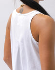 【PLÜ】 COTTON STRETCH TANK TOP PL12_WHITE