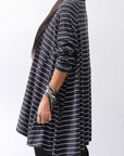 【PLÜ】 COTTON STRETCH TOP PL17T_STRIPE
