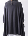 【PLÜ】 COTTON STRETCH TOP PL17T_BLACK