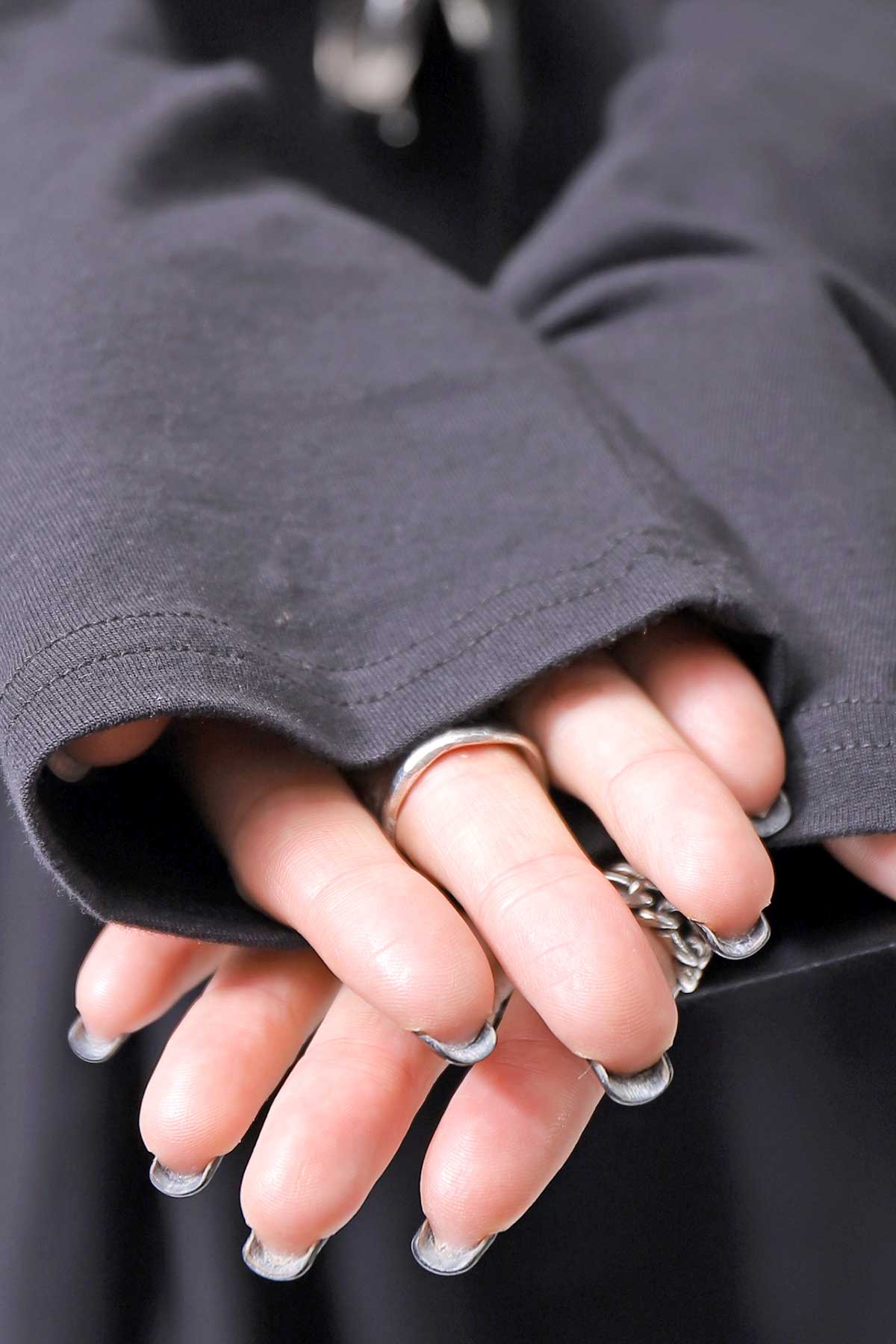 【PLÜ】 COTTON STRETCH TOP PL17T_BLACK