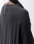 【PLÜ】 COTTON STRETCH TOP PL17T_BLACK