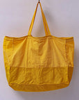【CHRISTIAN PEAU】 COTTON LEATHER TOTE BAG_YELLOW