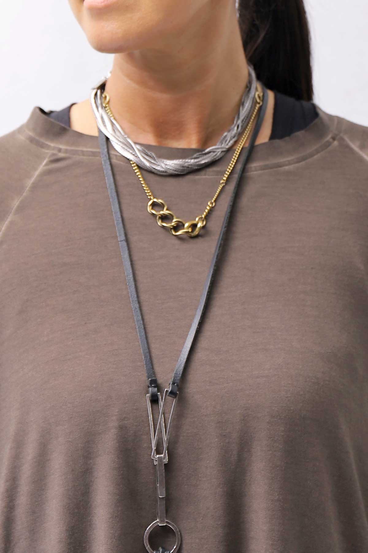 【PLÜ】 COTTON STRETCH TOP PL17T_CHOCOLATE