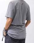 【thom/krom】 UNISEX COTTON REGULAR FIT TEE MTS872_USED GREY