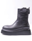 【AGL】 SNEAKER BOOTS MILA MIDI_BLACK