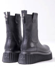 【AGL】 SNEAKER BOOTS MILA MIDI_BLACK