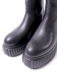 【AGL】 SNEAKER BOOTS MILA MIDI_BLACK