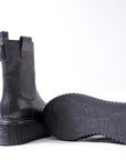 【AGL】 SNEAKER BOOTS MILA MIDI_BLACK