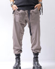 【thom/krom】 UNISEX SUPER STRETCH NYLON RIB PANTS MP29_EARTH BROWN