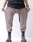 【thom/krom】 UNISEX SUPER STRETCH NYLON RIB PANTS MP29_EARTH BROWN
