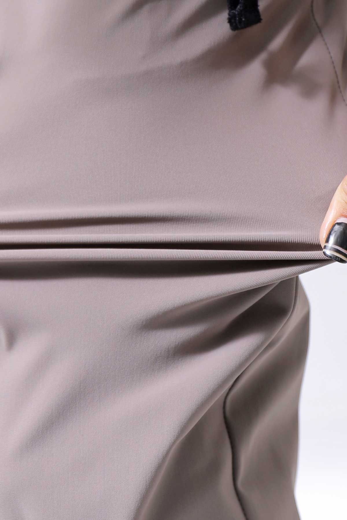 【thom/krom】 UNISEX SUPER STRETCH NYLON RIB PANTS MP29_EARTH BROWN