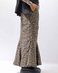 【RUNDHOLZ】 LEOPARDO STRETCH MERMAID SKIRT_LEOPARD CLOUD