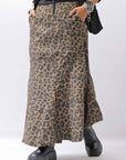 【RUNDHOLZ】 LEOPARDO STRETCH MERMAID SKIRT_LEOPARD CLOUD
